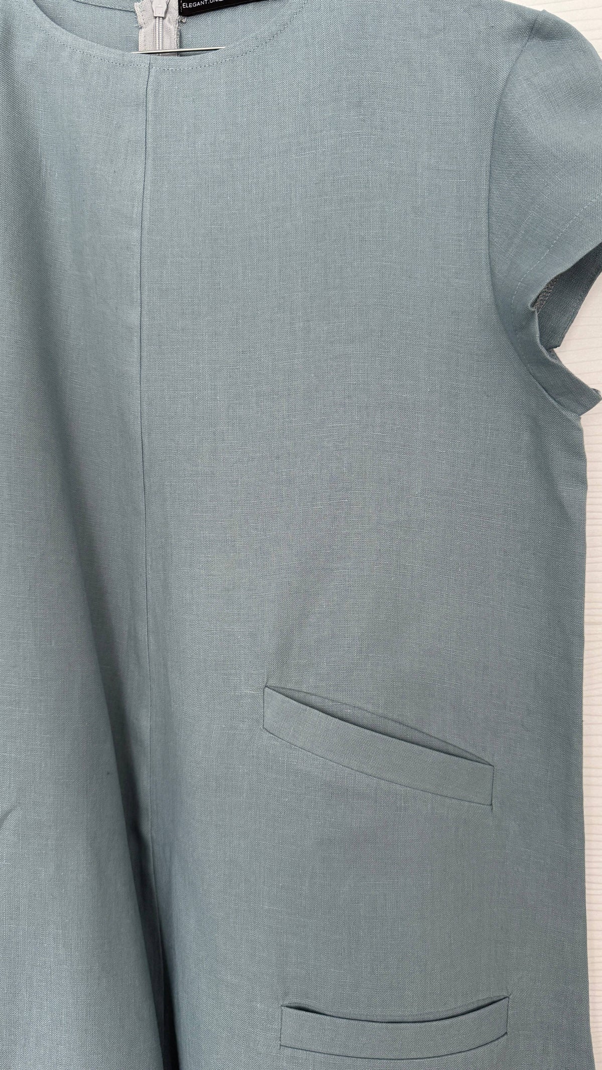 Sleeveless Linen Jumpsuit Lilian: Baby pink / XS