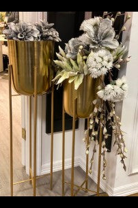 Gold Planters, S/2 9x39, 12x4"