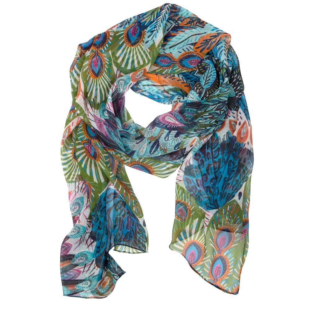 Peacock Scarf