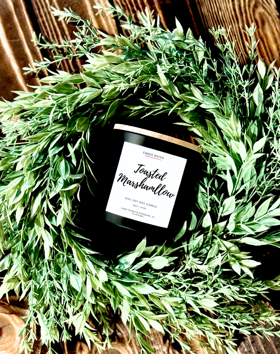 Toasted Marshmallow 16 oz 100% Soy Candle