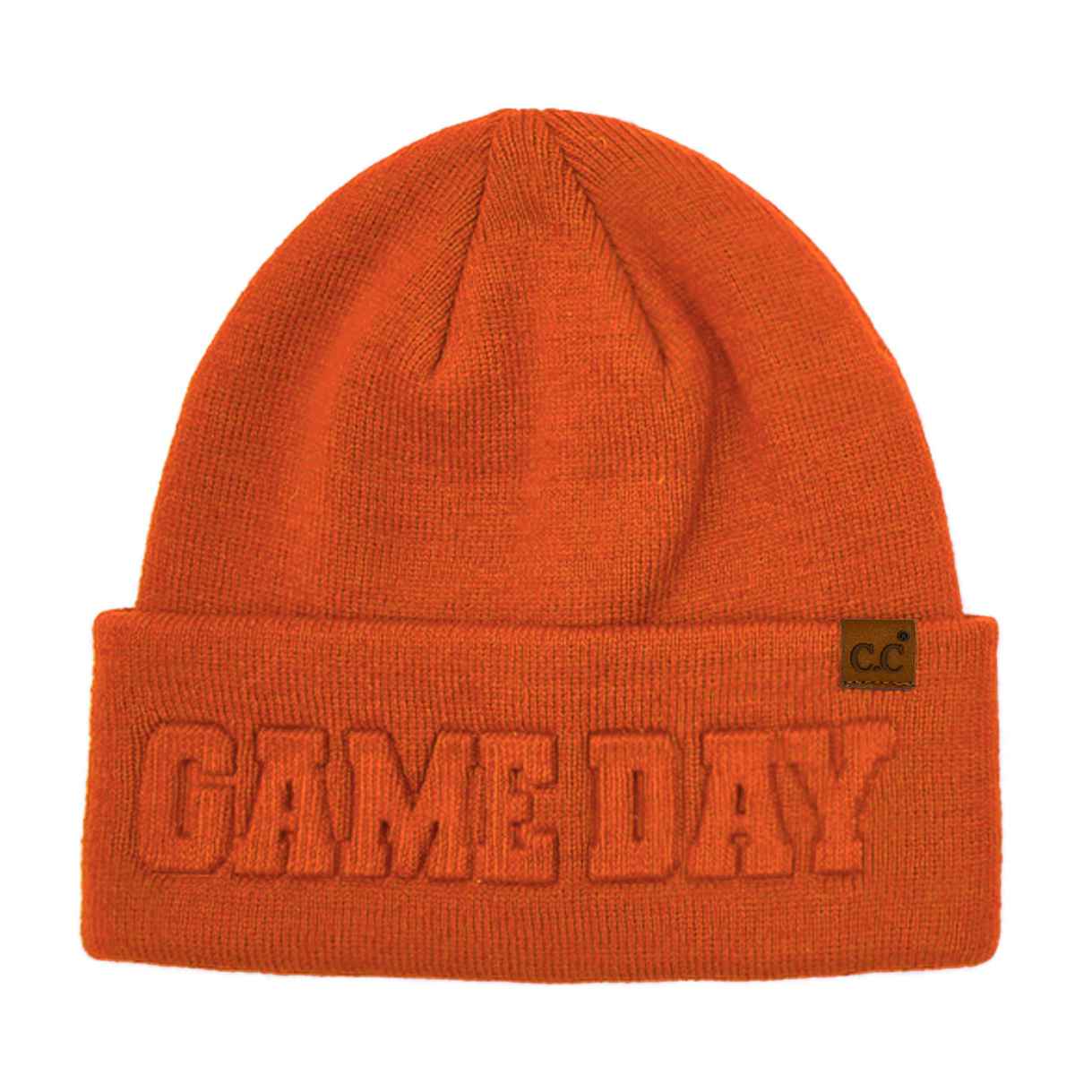 Gameday Embossed Cuff Beanie