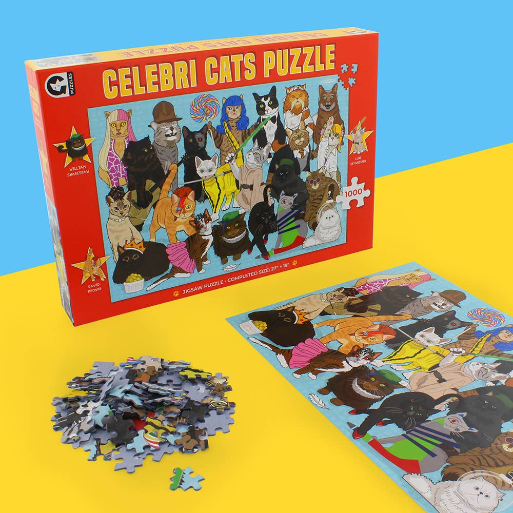 Celebri Cats Jigsaw Puzzle