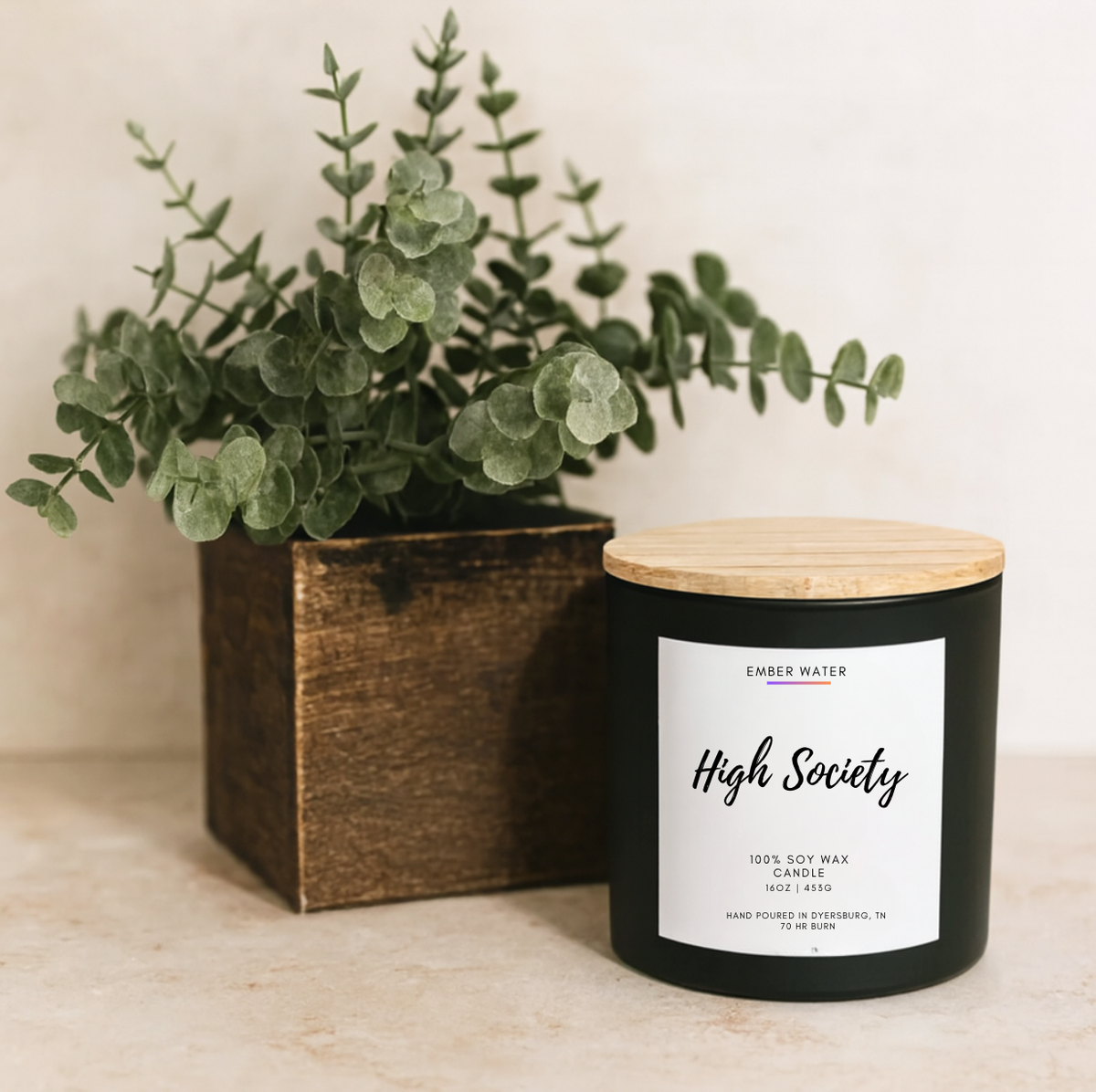 High Society 16 oz 100% Soy Candle