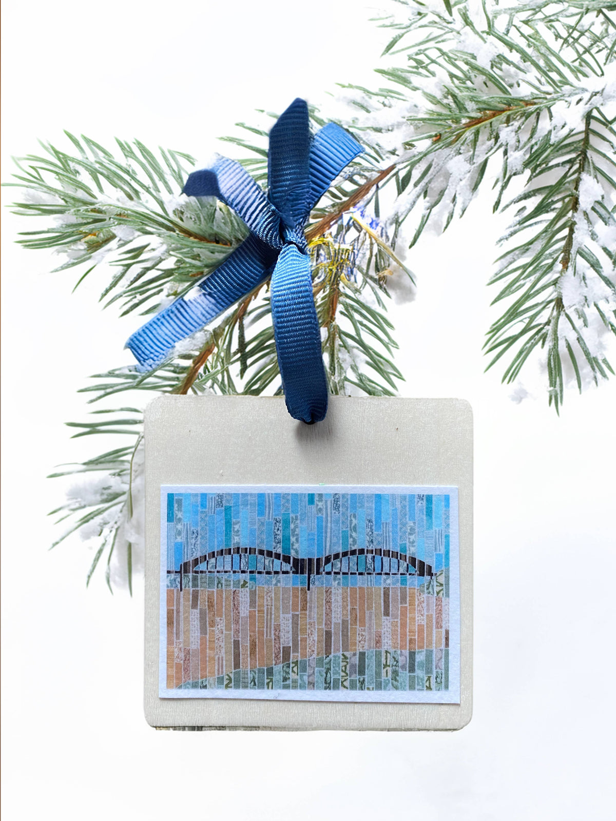 Tiled Bridge (neutral) ornament