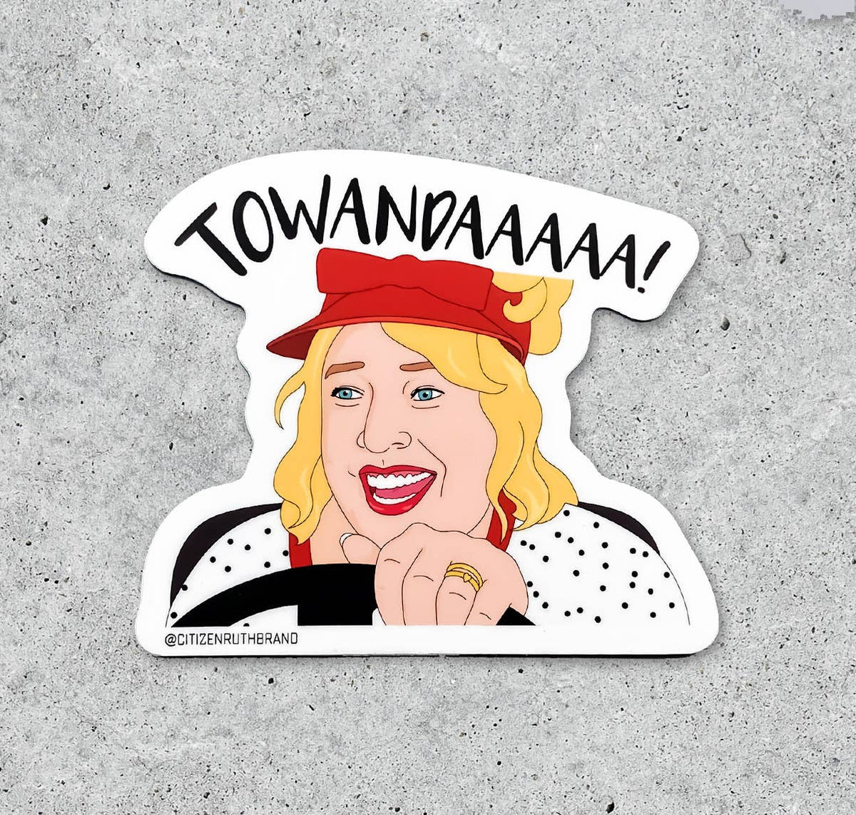 Fried Green Tomatoes Towanda vinyl sticker