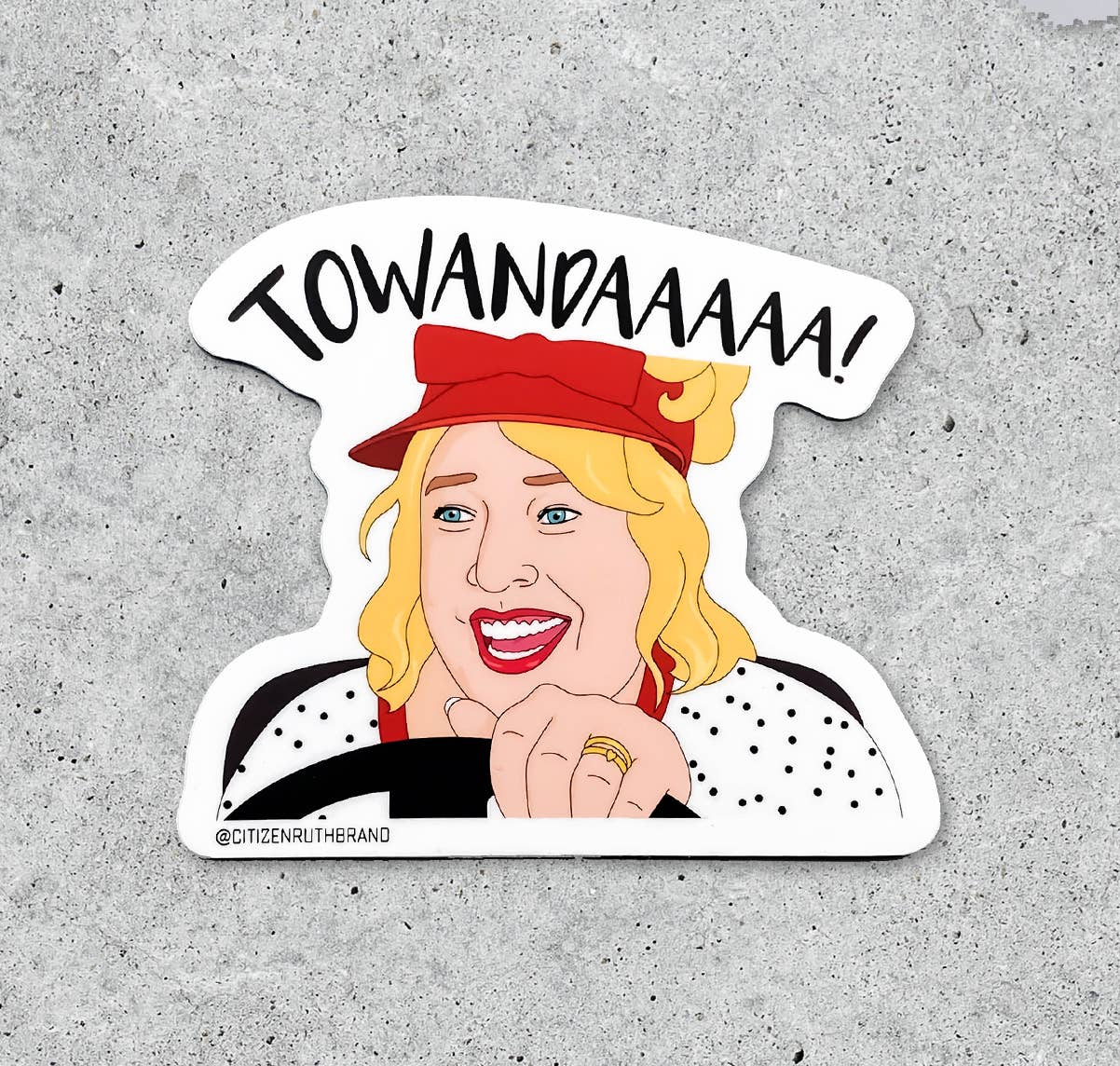 Fried Green Tomatoes Towanda vinyl sticker