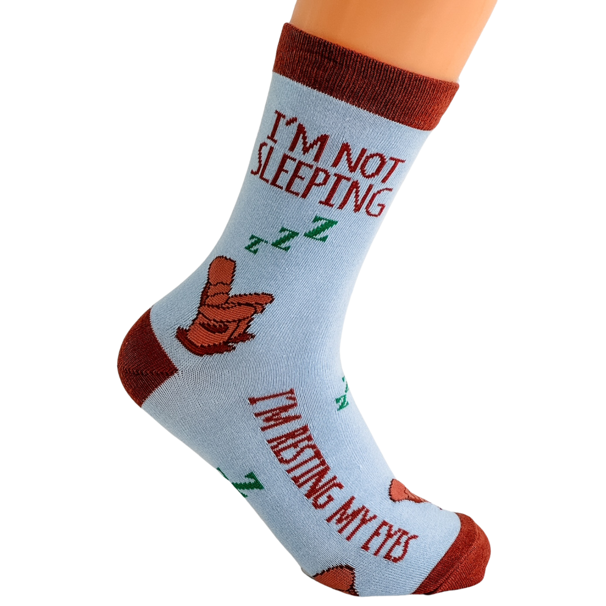 I'm Not Sleeping, I'm Resting My Eyes - Unisex Socks - CLOSEOUT SALE