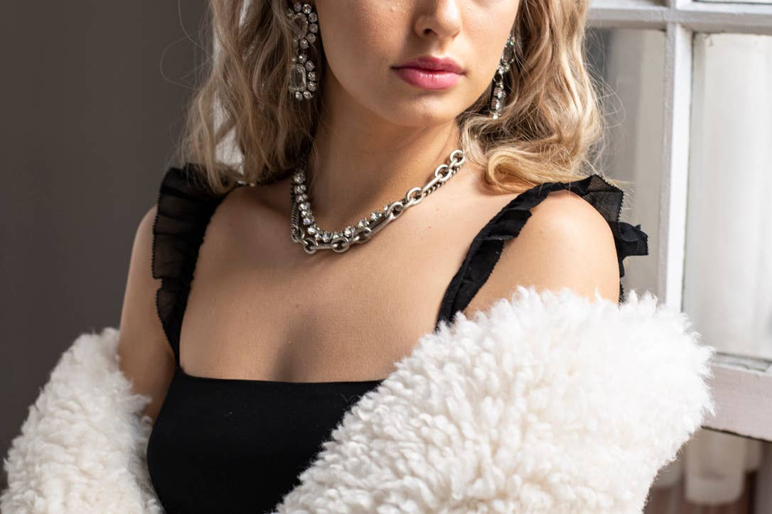 Cricket Necklace: Antique Silver