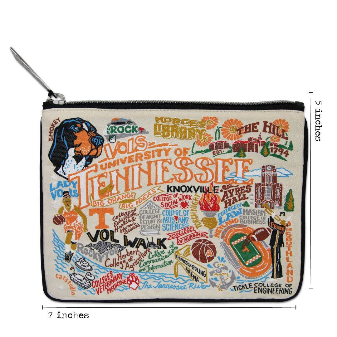 Tennessee, University of Collegiate Zip Pouch