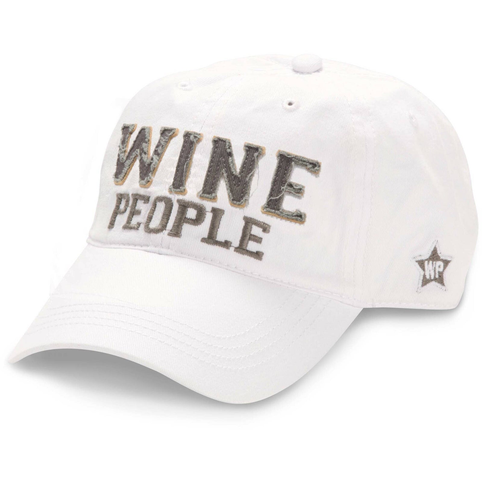 Wine People - White Adjustable Hat