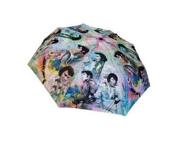 Elvis Umbrella - Colorful Collage