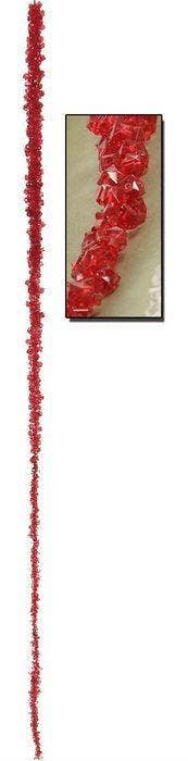 Icicle Ornament, 20", Red