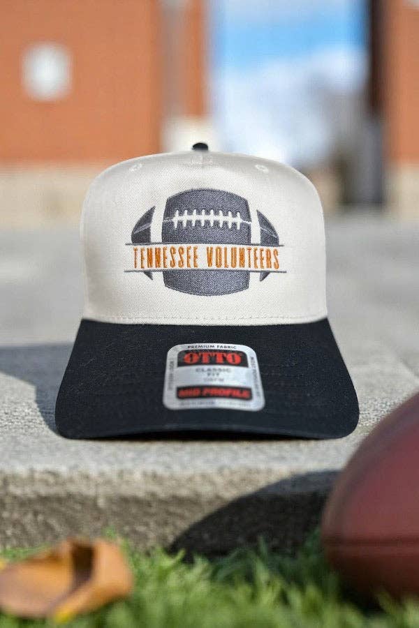 TN Volunteers Natural/Black Embroidered Hat