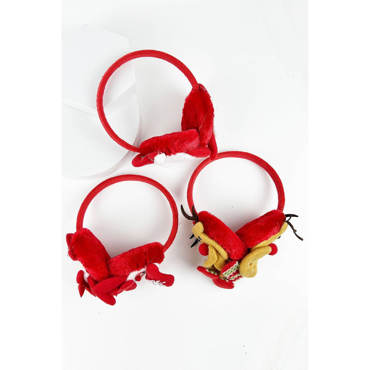 ASSORTED SANTA AND FRIEND CHRISTMAS EARMUFFS