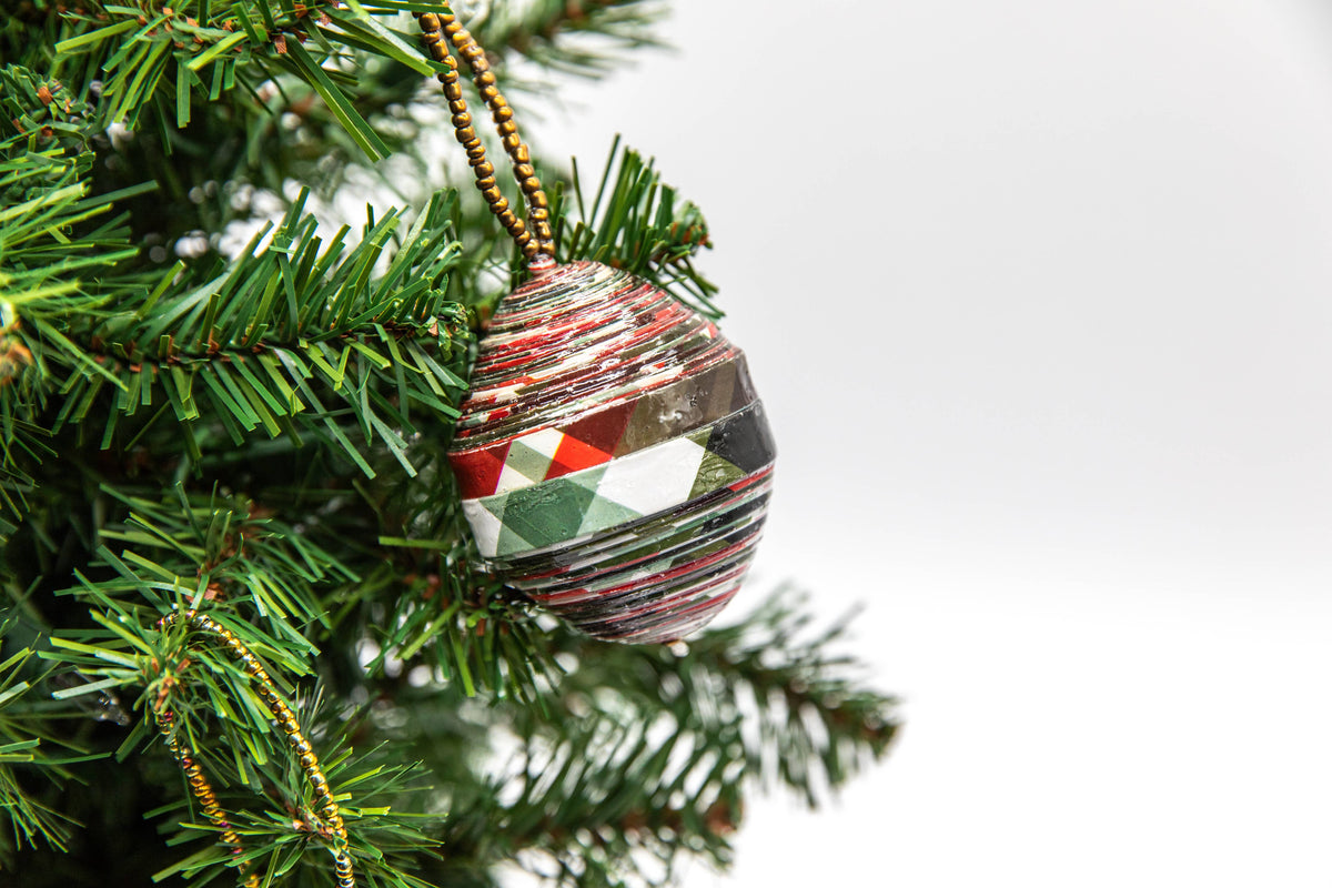 Large Paper Ball Ornaments: Christmas 'Round The World