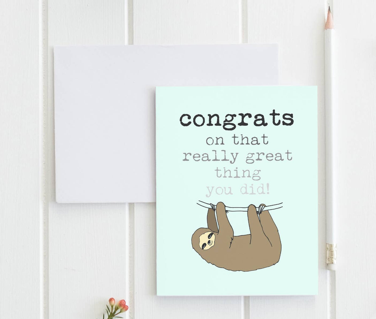 Congrats on that Really Great Thing - Greeting Cards