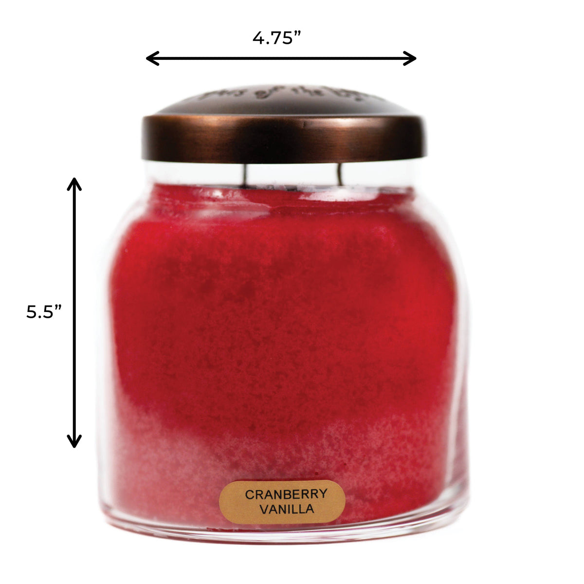 Cranberry Vanilla KOTL Papa Candle (34oz.) - Cranberry Vanilla