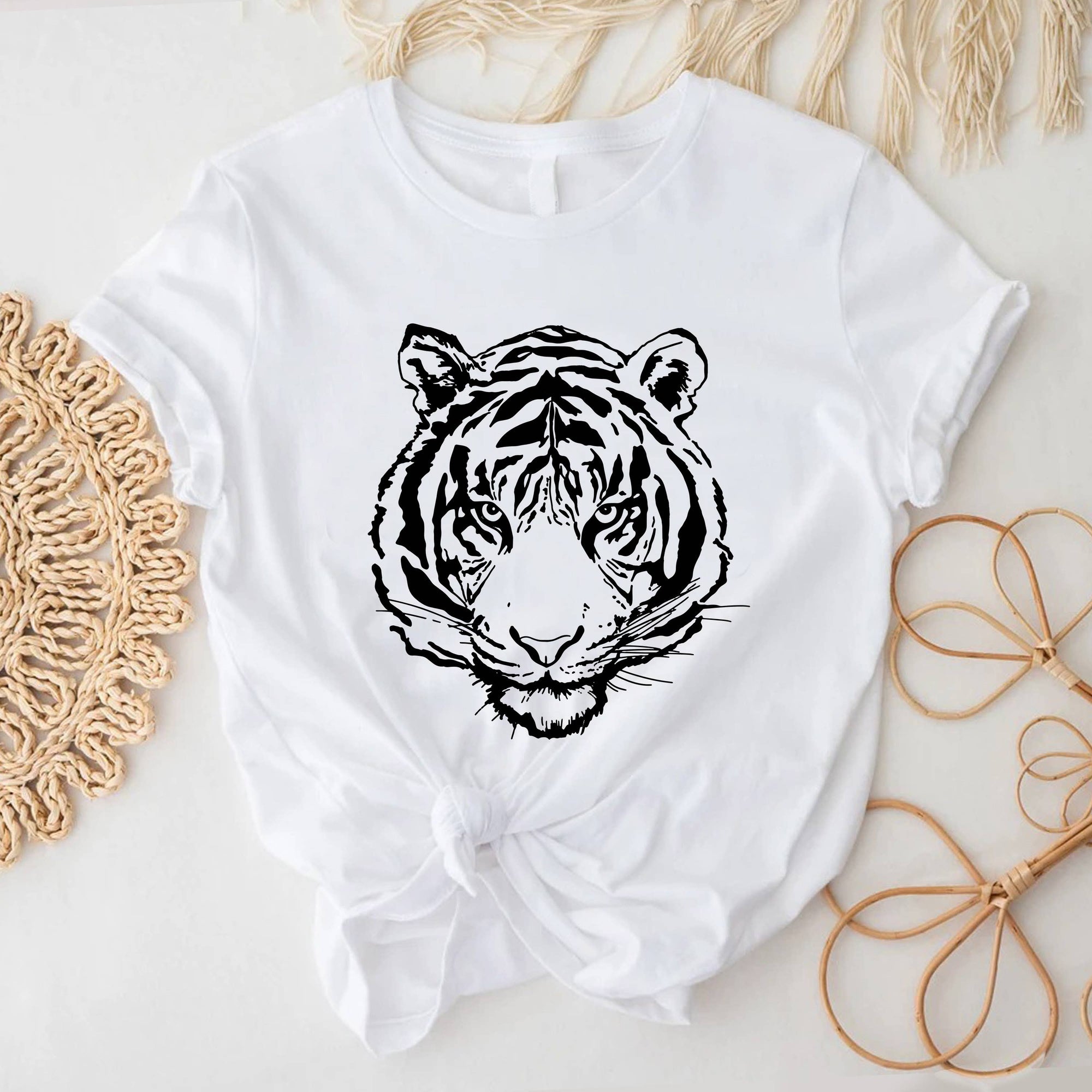 Memphis Tiger T Shirt: White