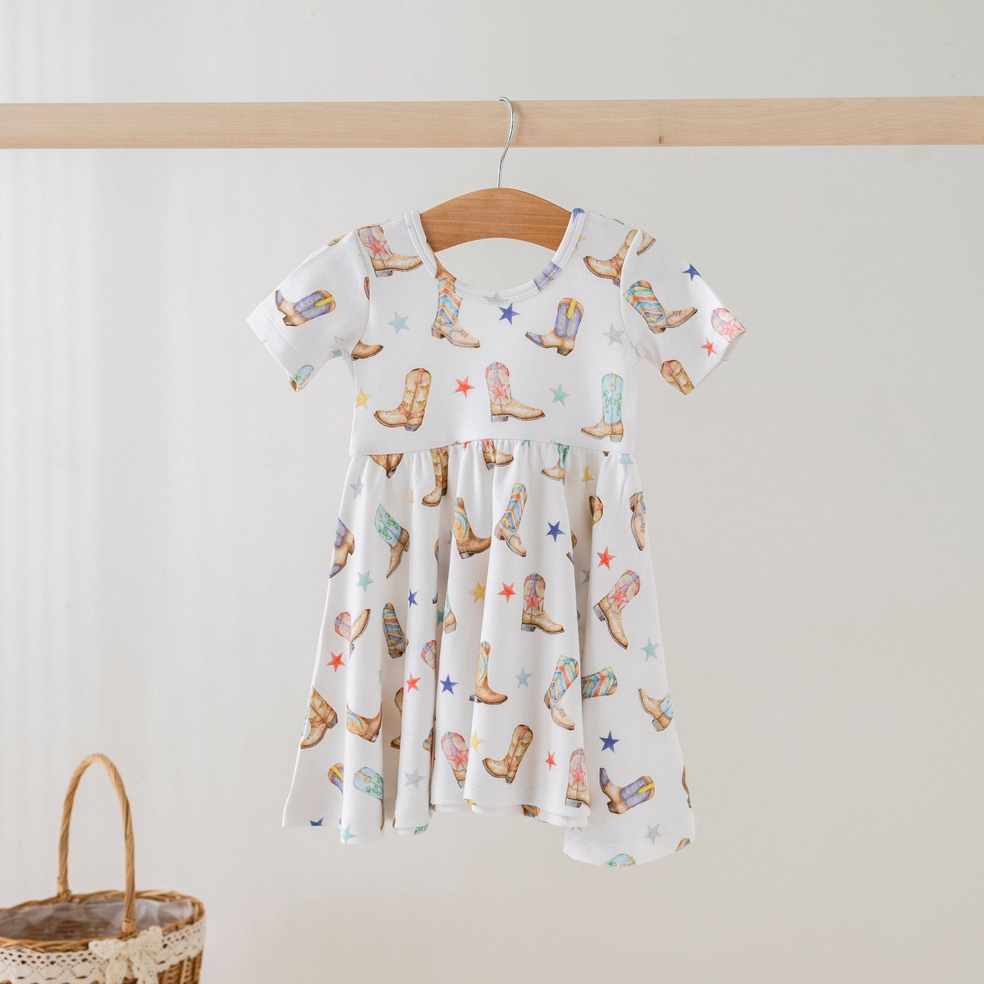 Giddy Up Organic Cotton Dress for Kids: 4T