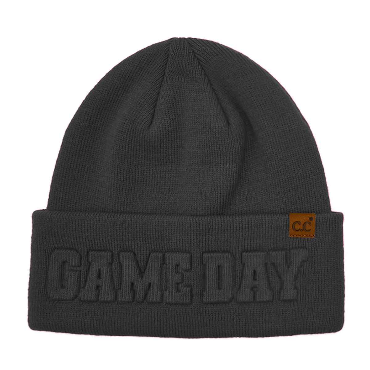 Gameday Embossed Cuff Beanie