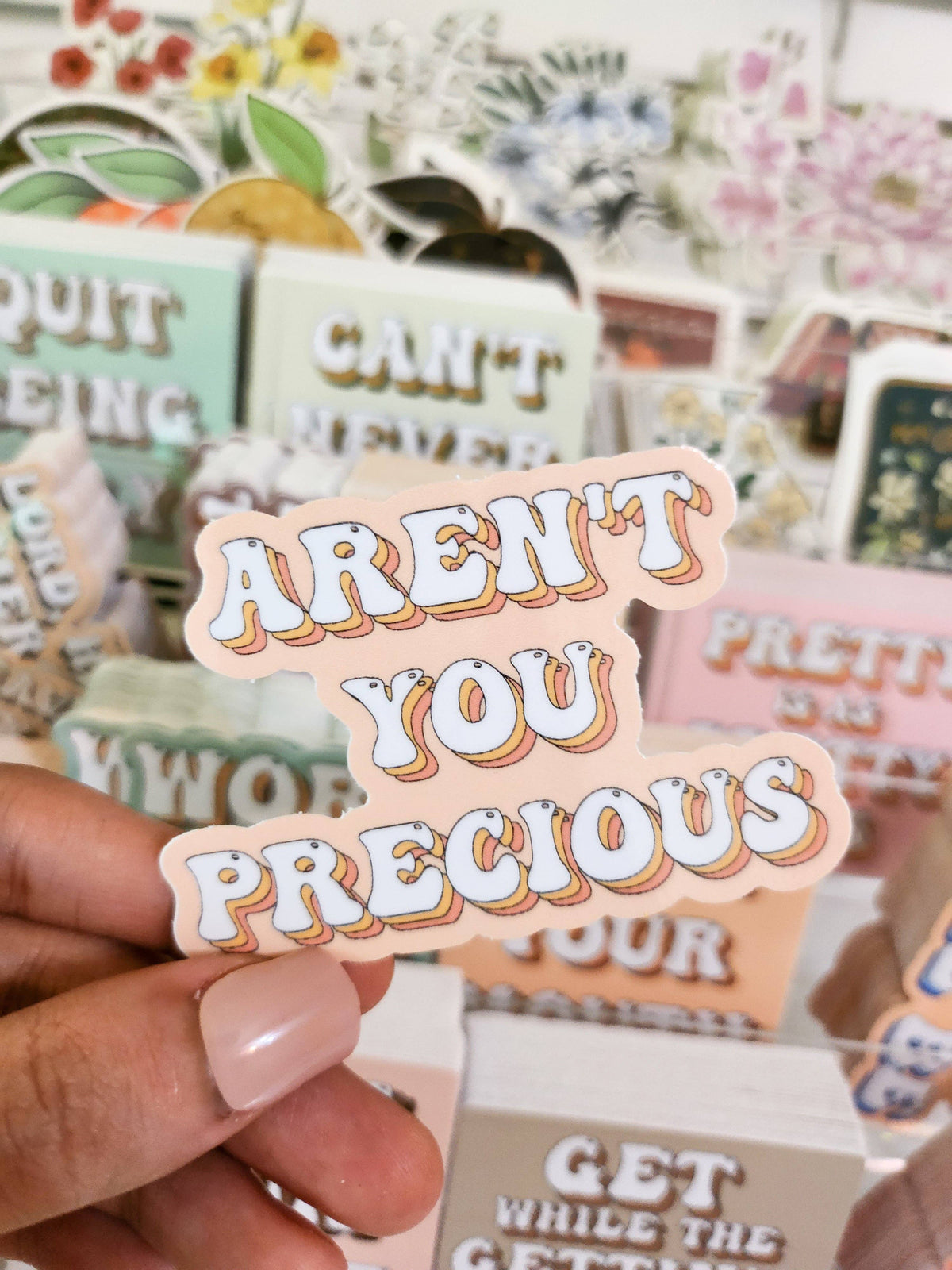 Aren't you precious Sticker,Vinyl, 3 x 3in | Southern Saying