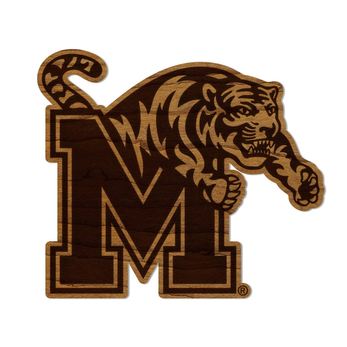 University of Memphis Block M Tigers Magnet  - Memphis Tigers