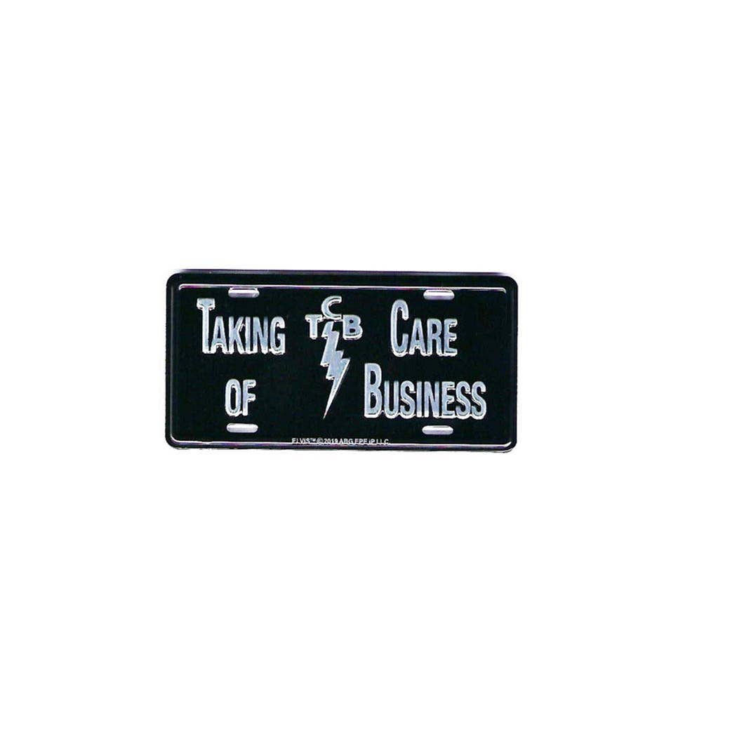 Elvis Magnet - License Plate TCB