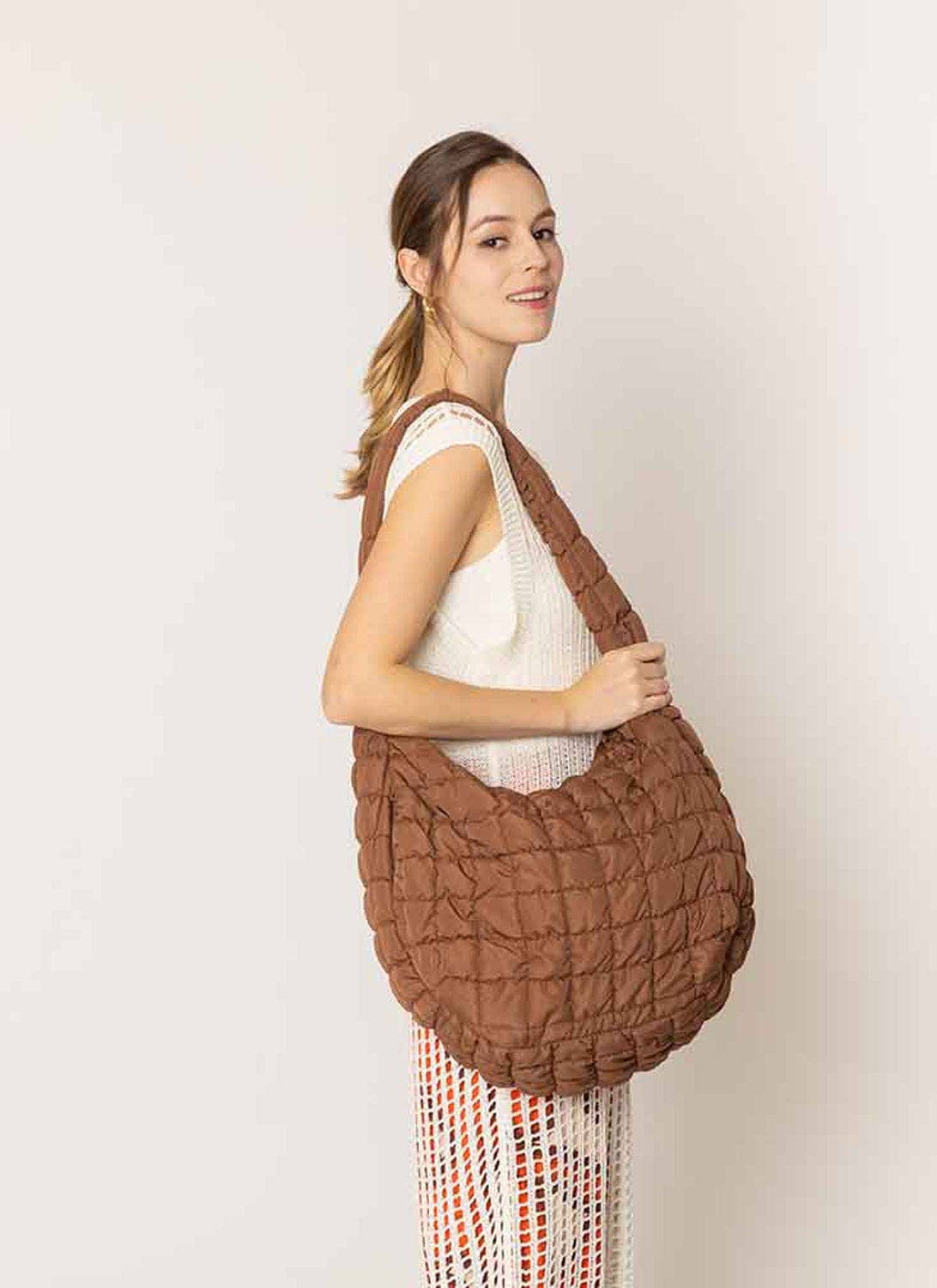 Cora Large Quilted Puffer Women's Tote Bag