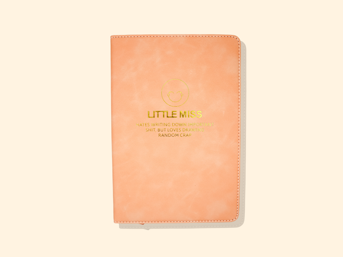 Little Miss Hates Writing/Loves Drawing - A5 Journal