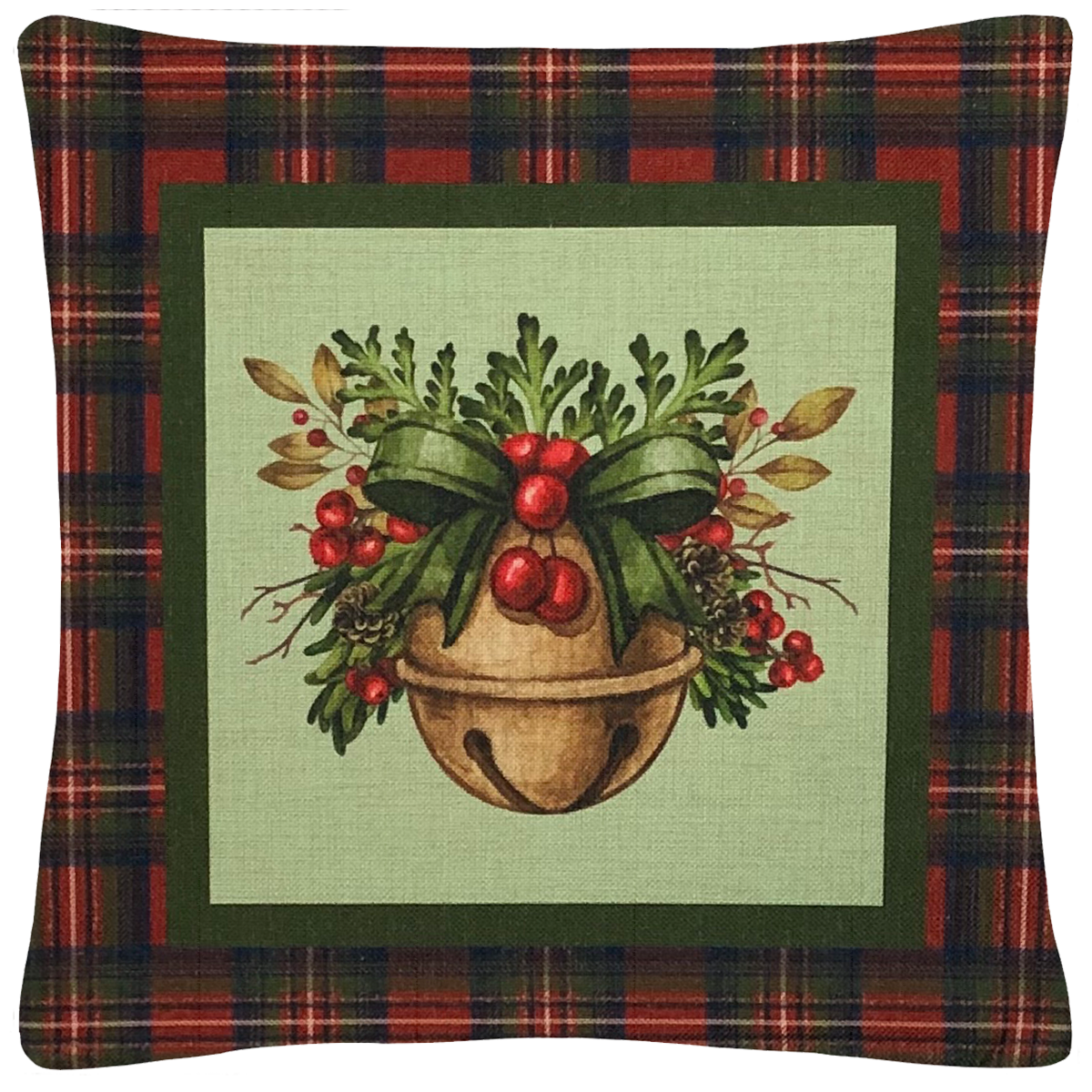 Christmas Bell Throw Pillow Covers