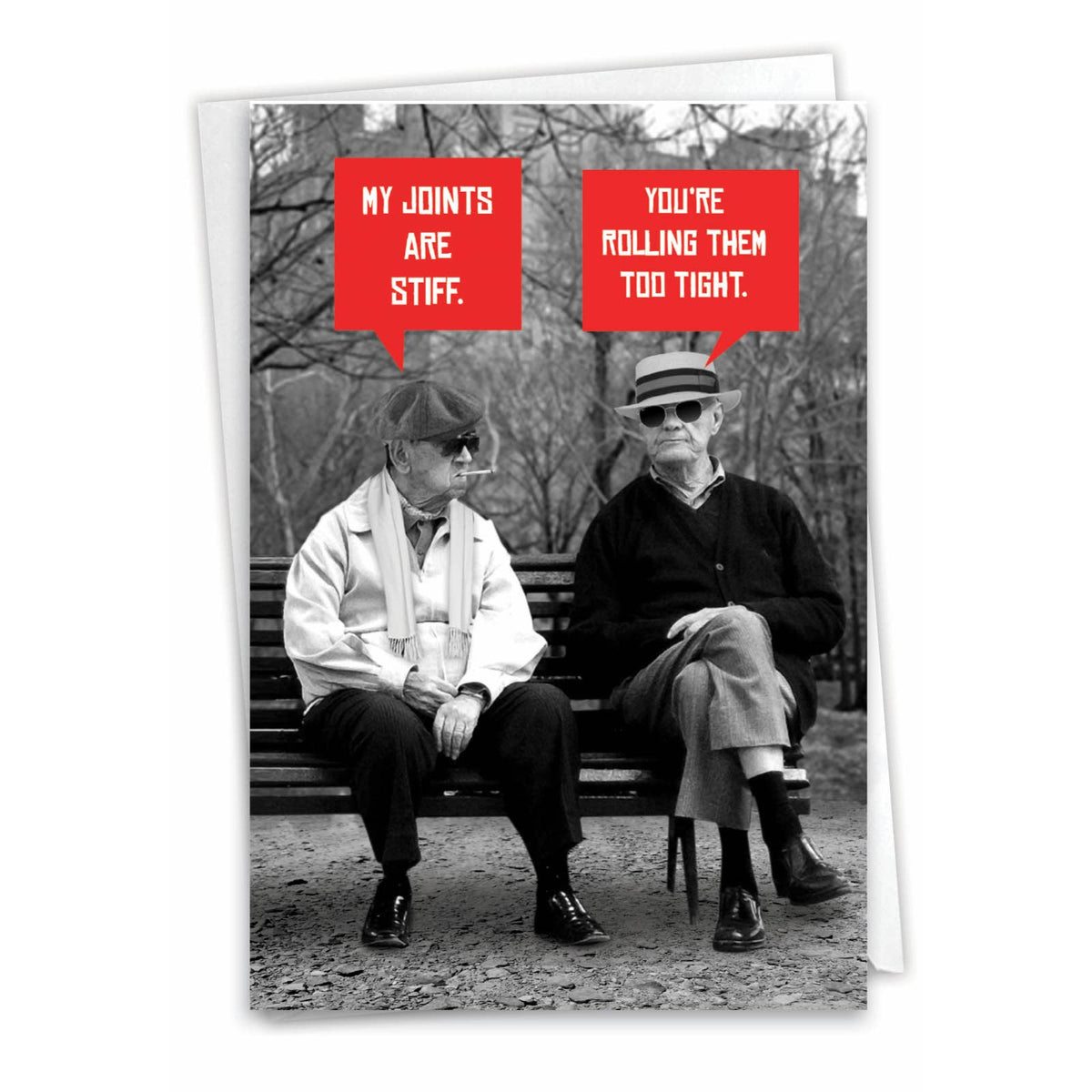 Men Stiff Joints Funny Birthday Greeting Card