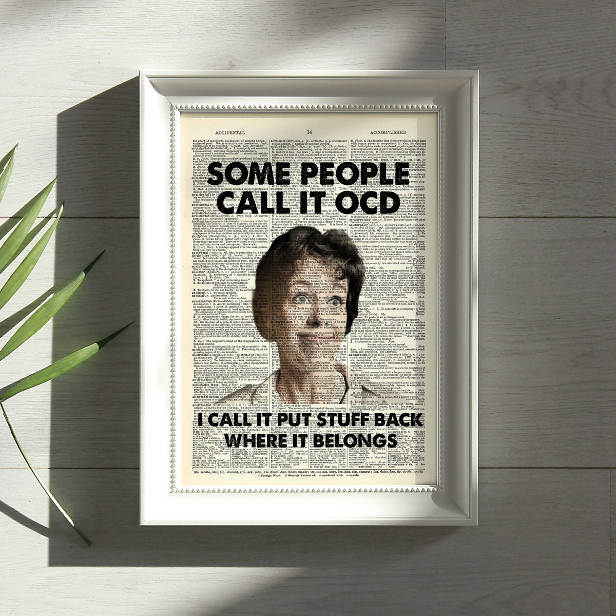 Art Print Dictionary Page | Some People Call It