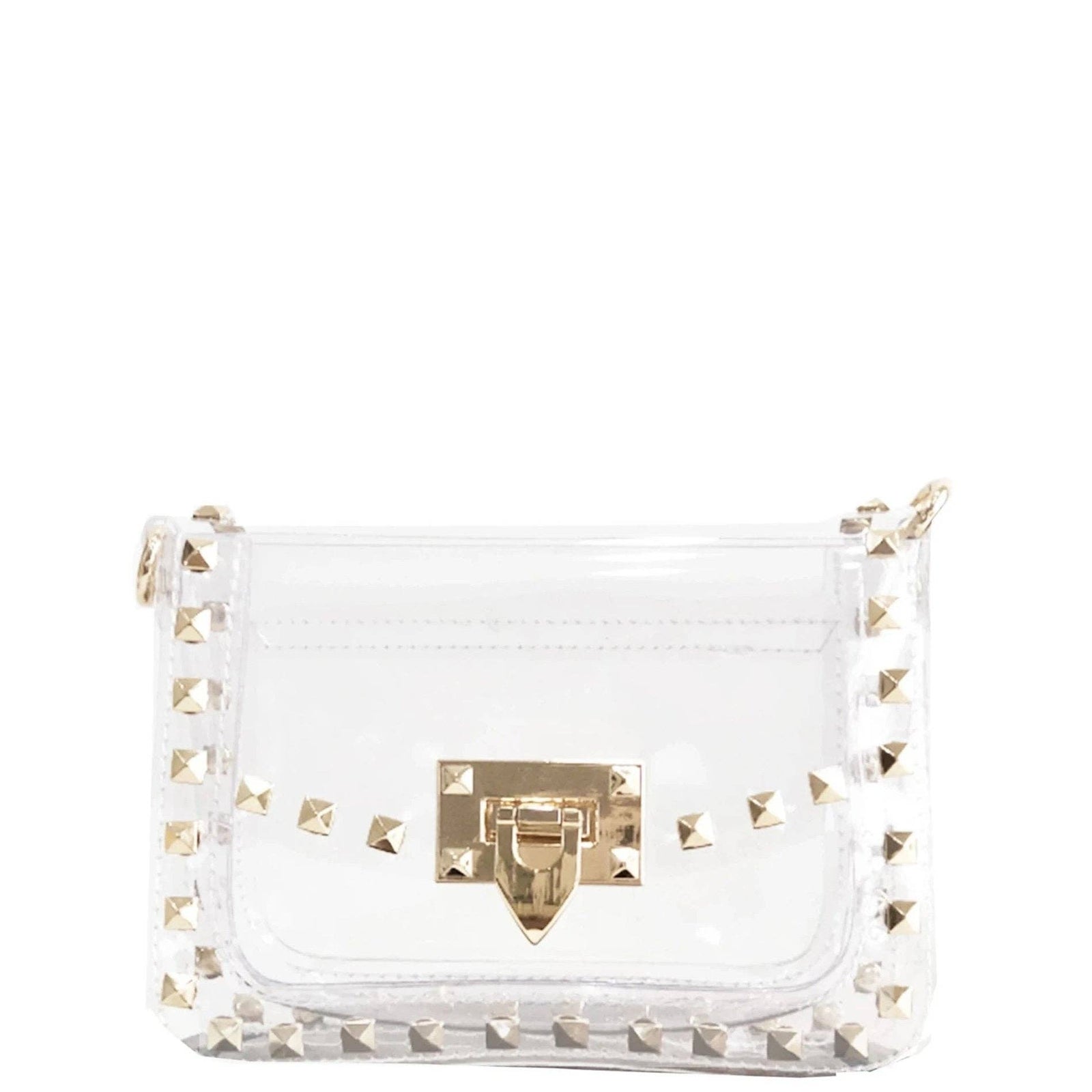 The Everly: Clear/Gold / Gold Hardware