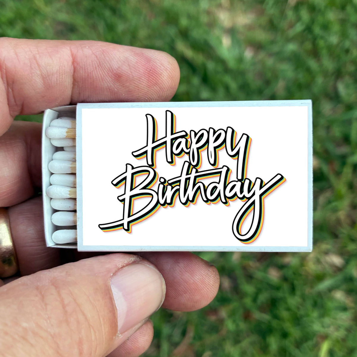 Matches • Happy Birthday • Home Decor for Candles &amp; Incense