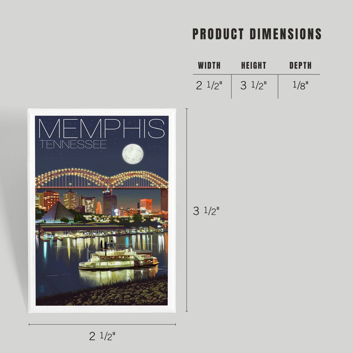 MAGNET Memphis, Tennesseee, Skyline at Night