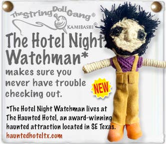 The Hotel Night Watchman String Doll Keychain