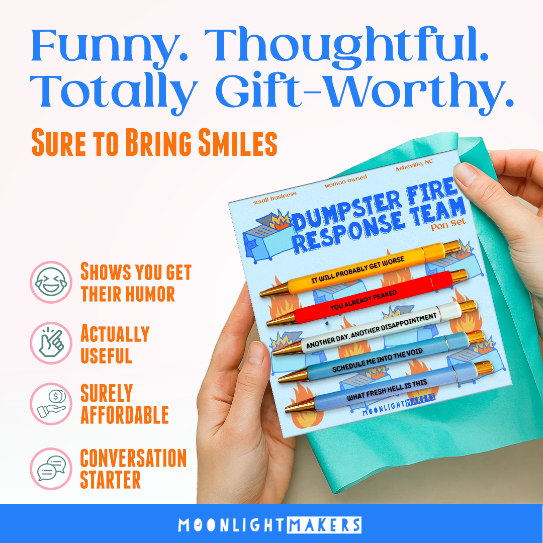 Dumpster Fire Response Team - Pen Set - Funny Gift