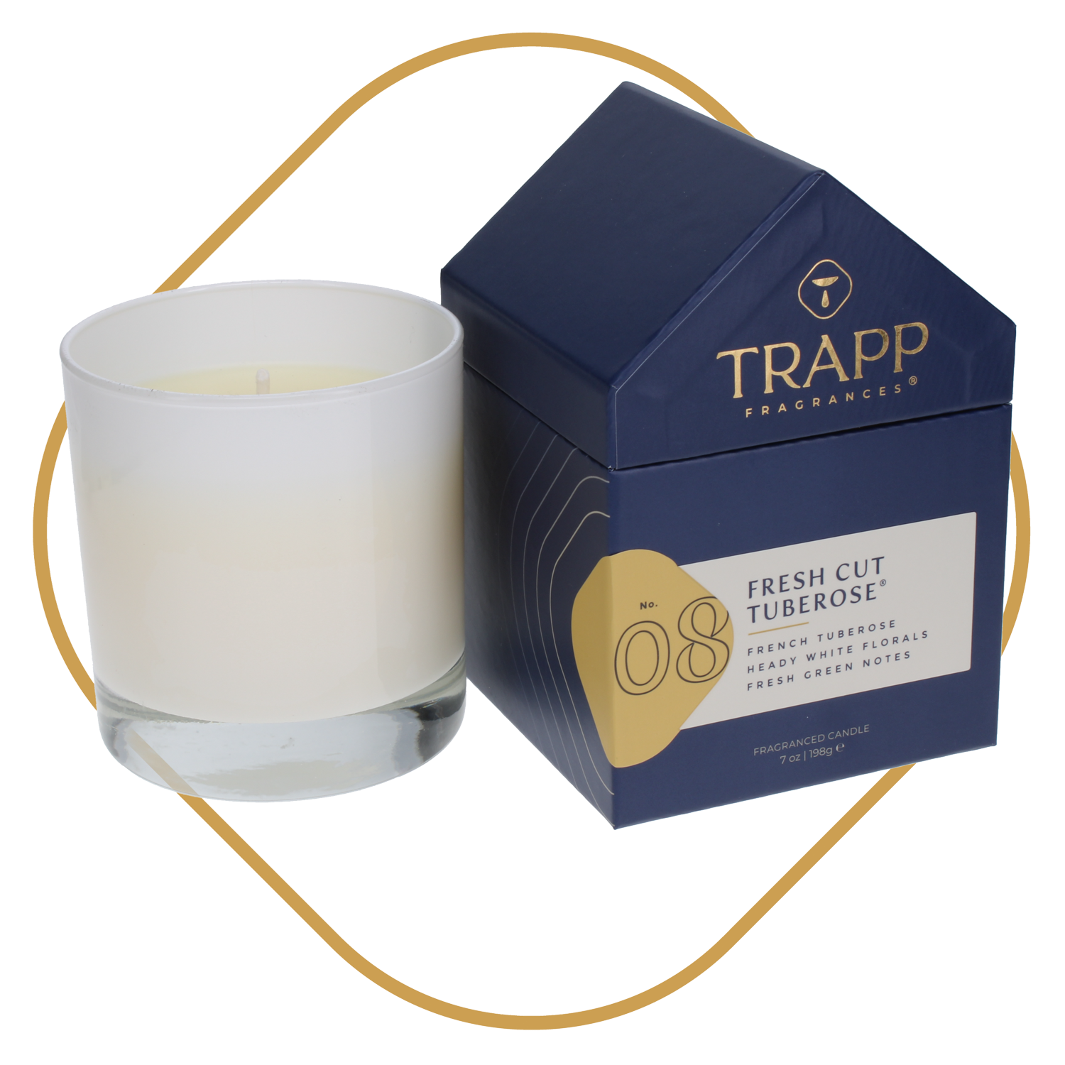 No. 08 Fresh Cut Tuberose® 7 oz. Candle in House Box