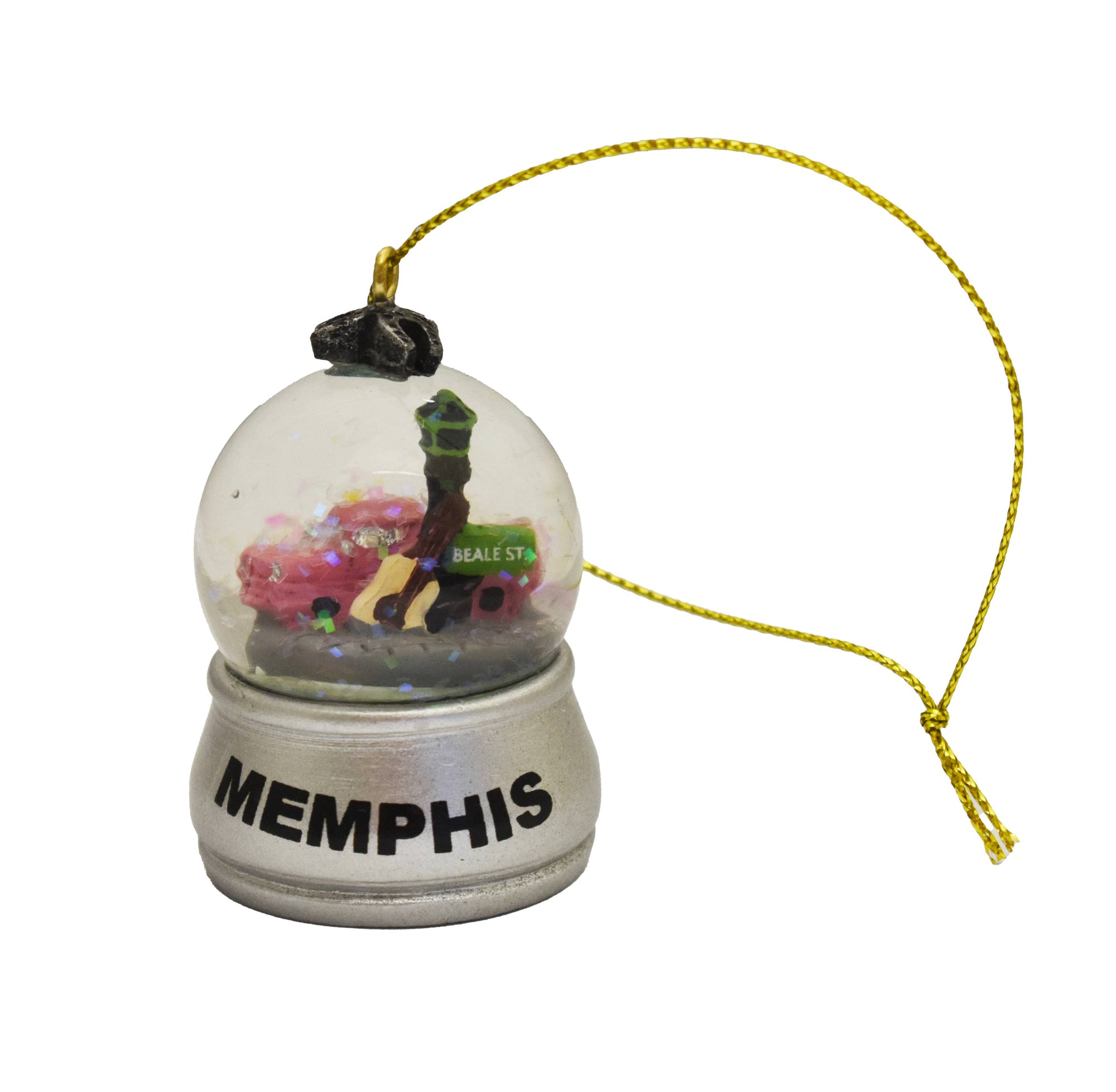 Memphis Mini Snowglobe Ornament