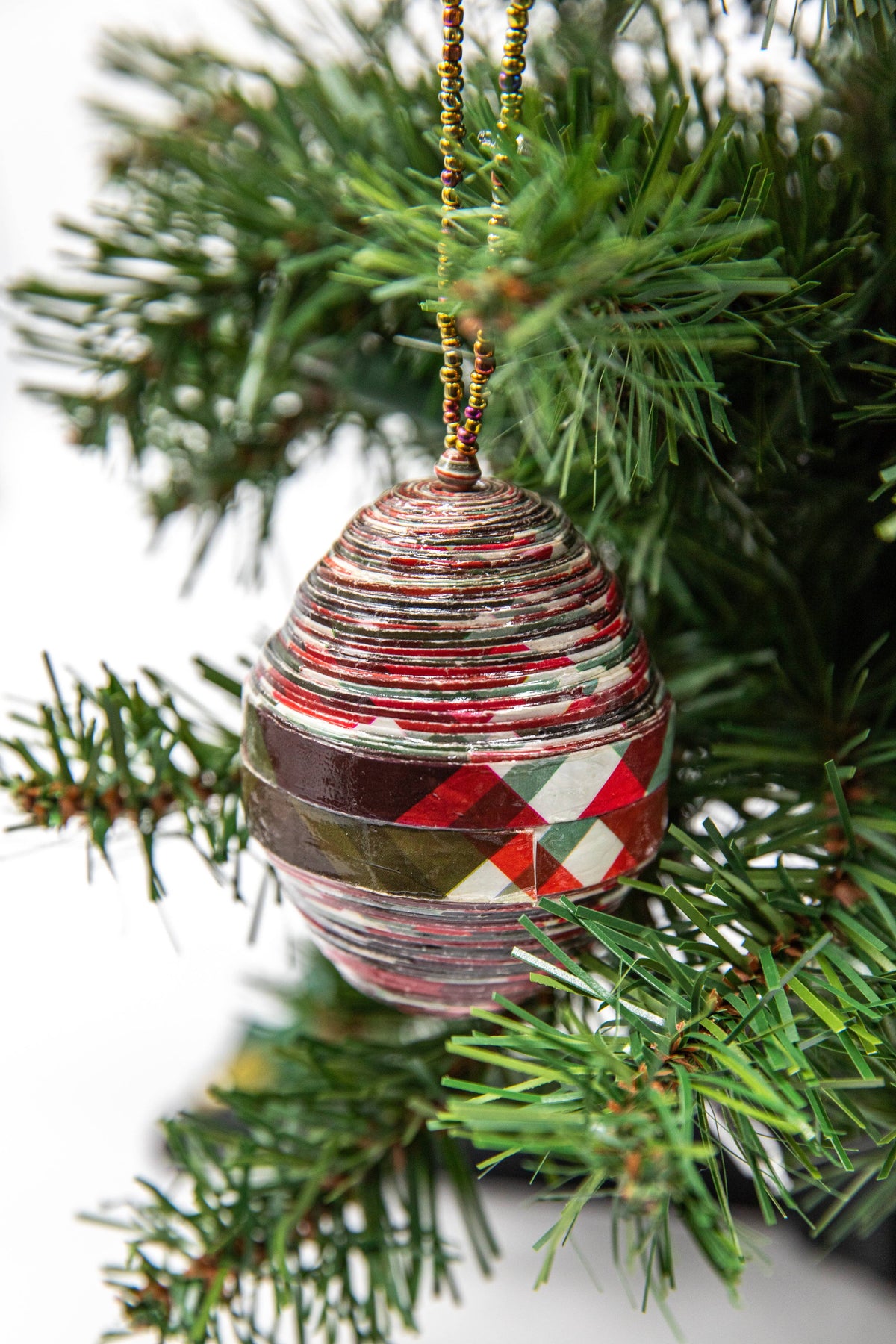 Large Paper Ball Ornaments: Christmas 'Round The World