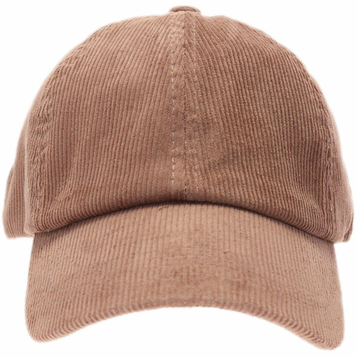 Corduroy Criss Cross Pony Cap