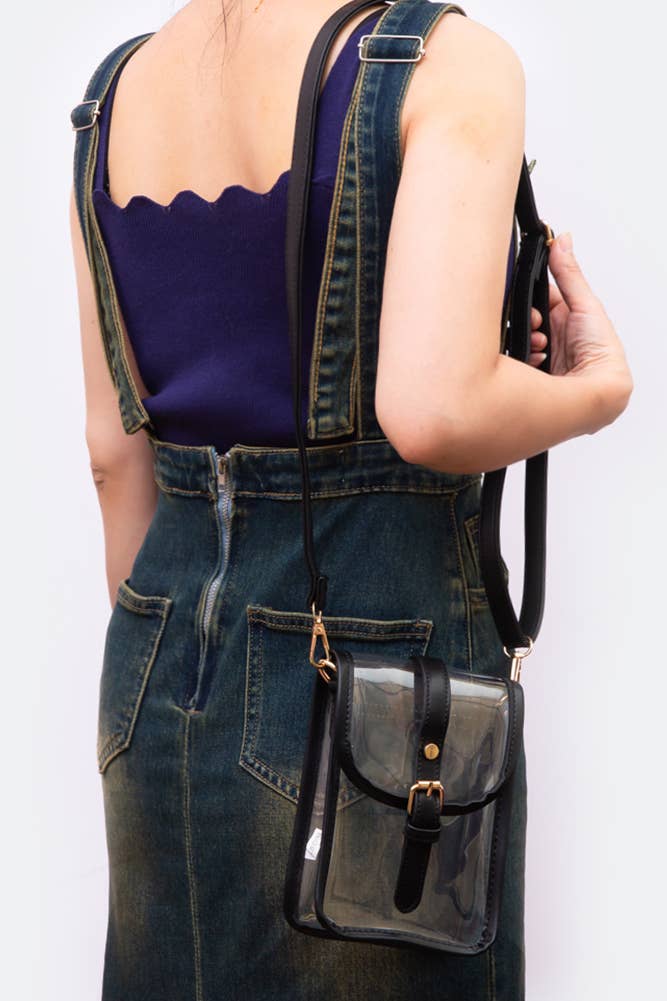 Clear Cross Body Stadium Concert Transparent Handbag