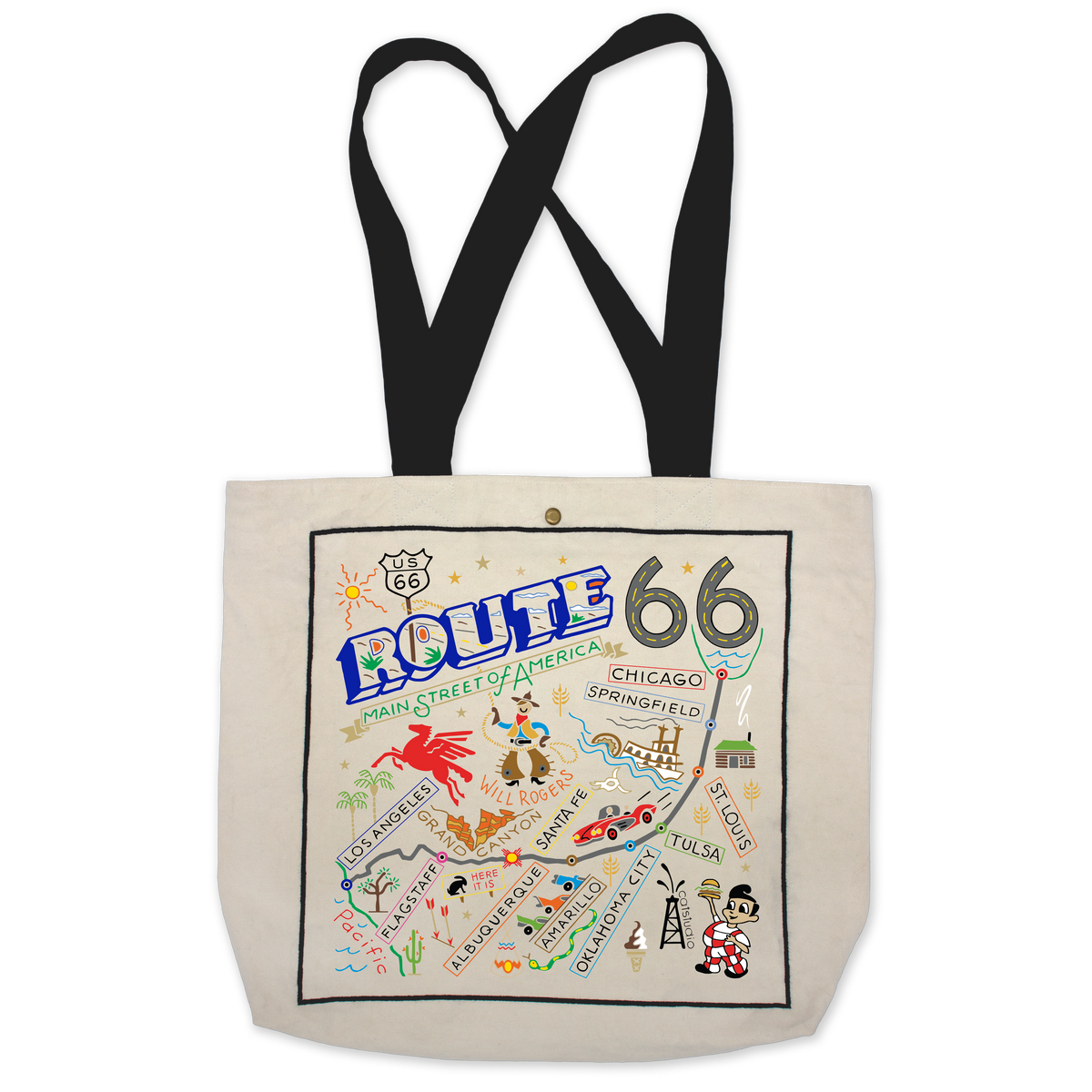 Route 66 Tote Bag