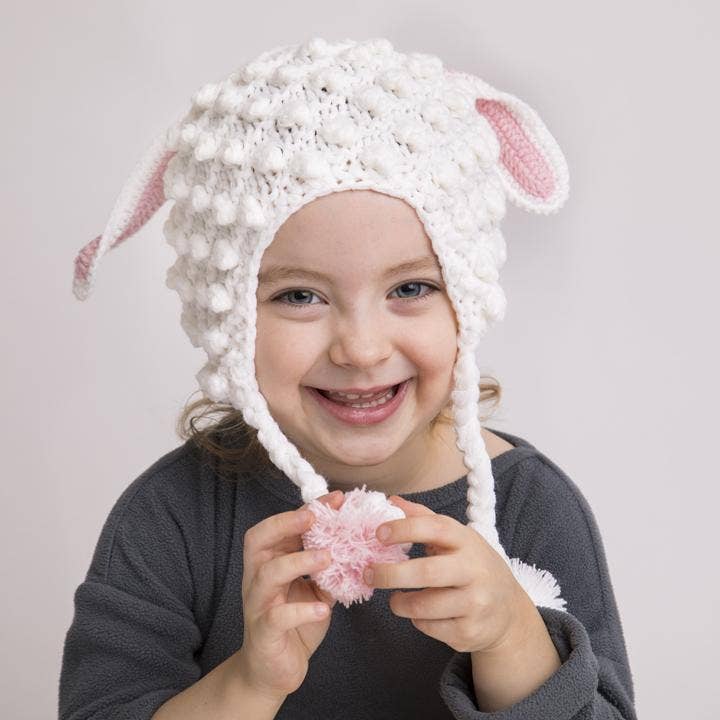 Lambkin Beanie Hat: L (2-6 Years)