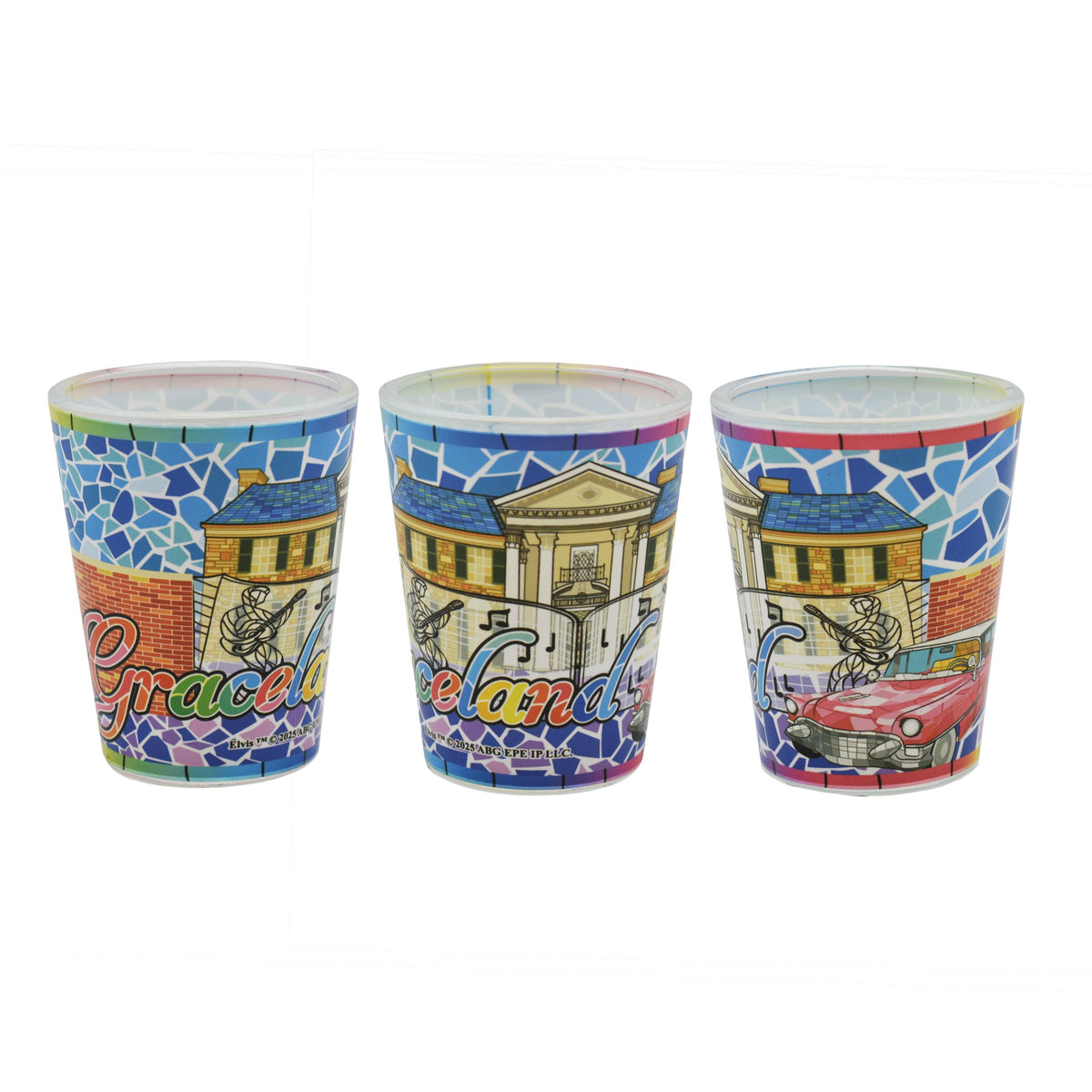 Elvis Shot Glass - Mosaic Graceland