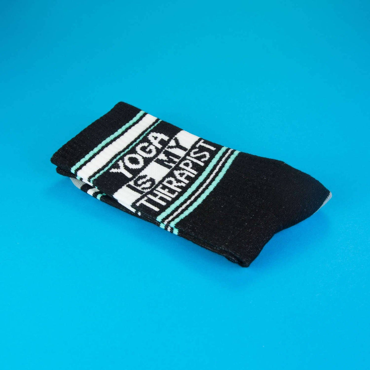 Yoga Is My Therapist Gym Crew Socks