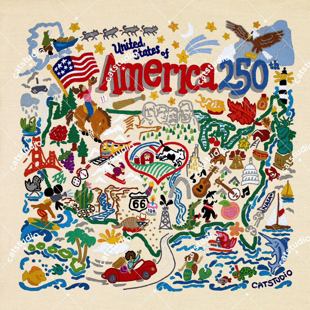 America 250 Fine Art Print