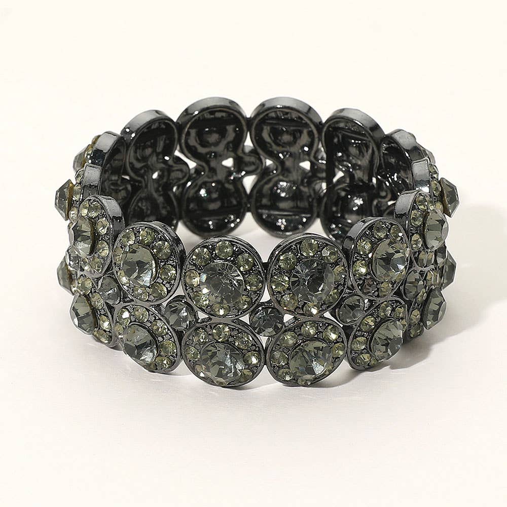 Crystal Rhinestone Stretch Bracelet