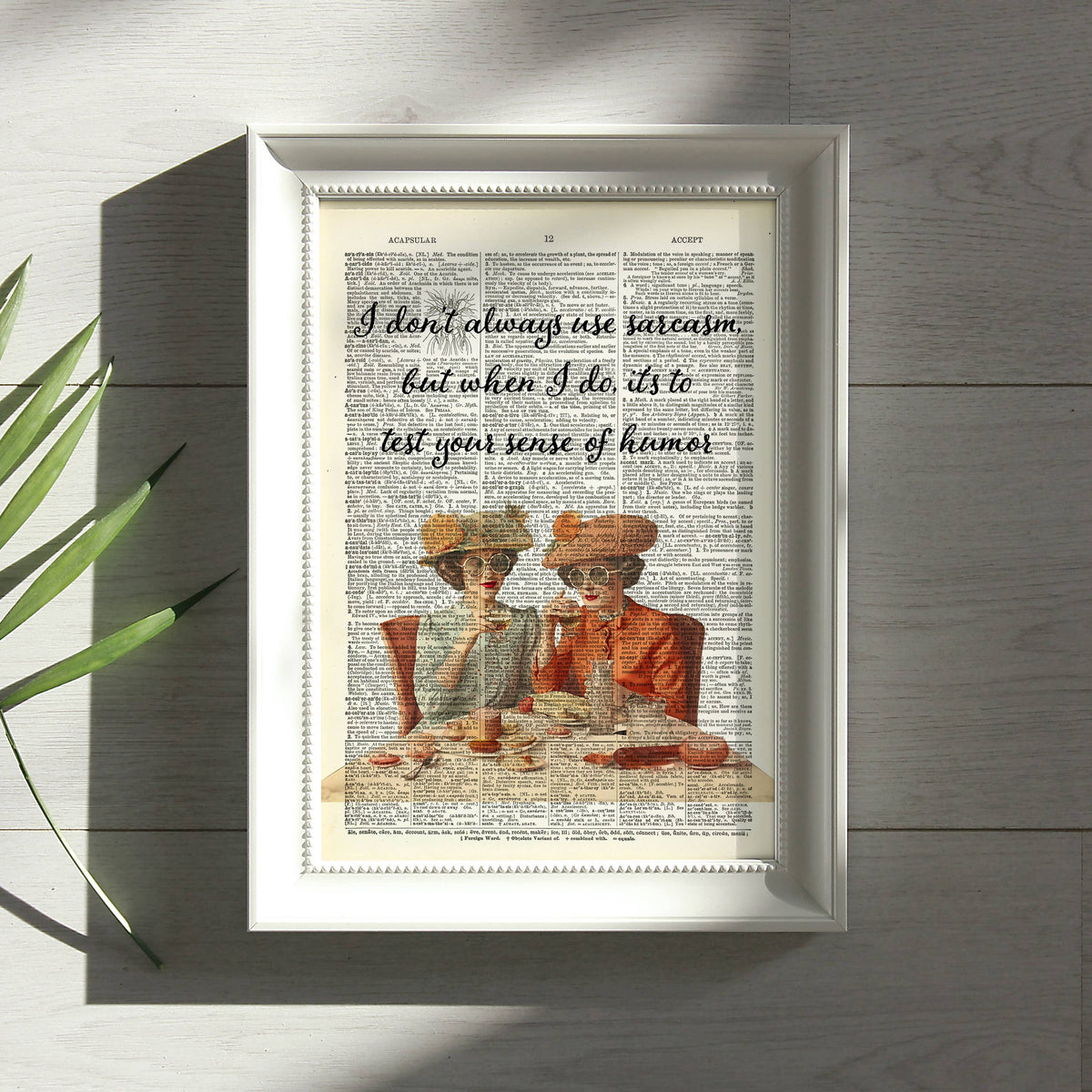 Art Print Dictionary Page | I Don't Always Use