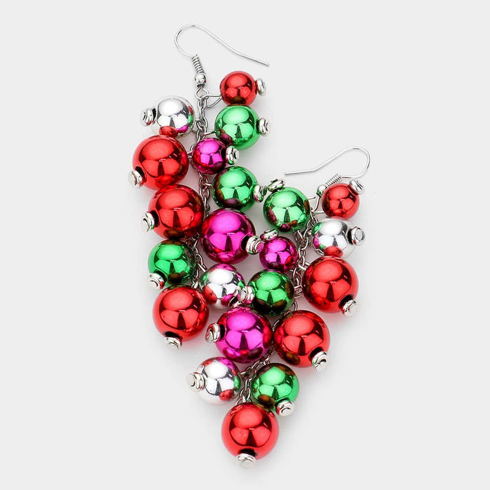 Christmas Theme Bell Drop Earrings